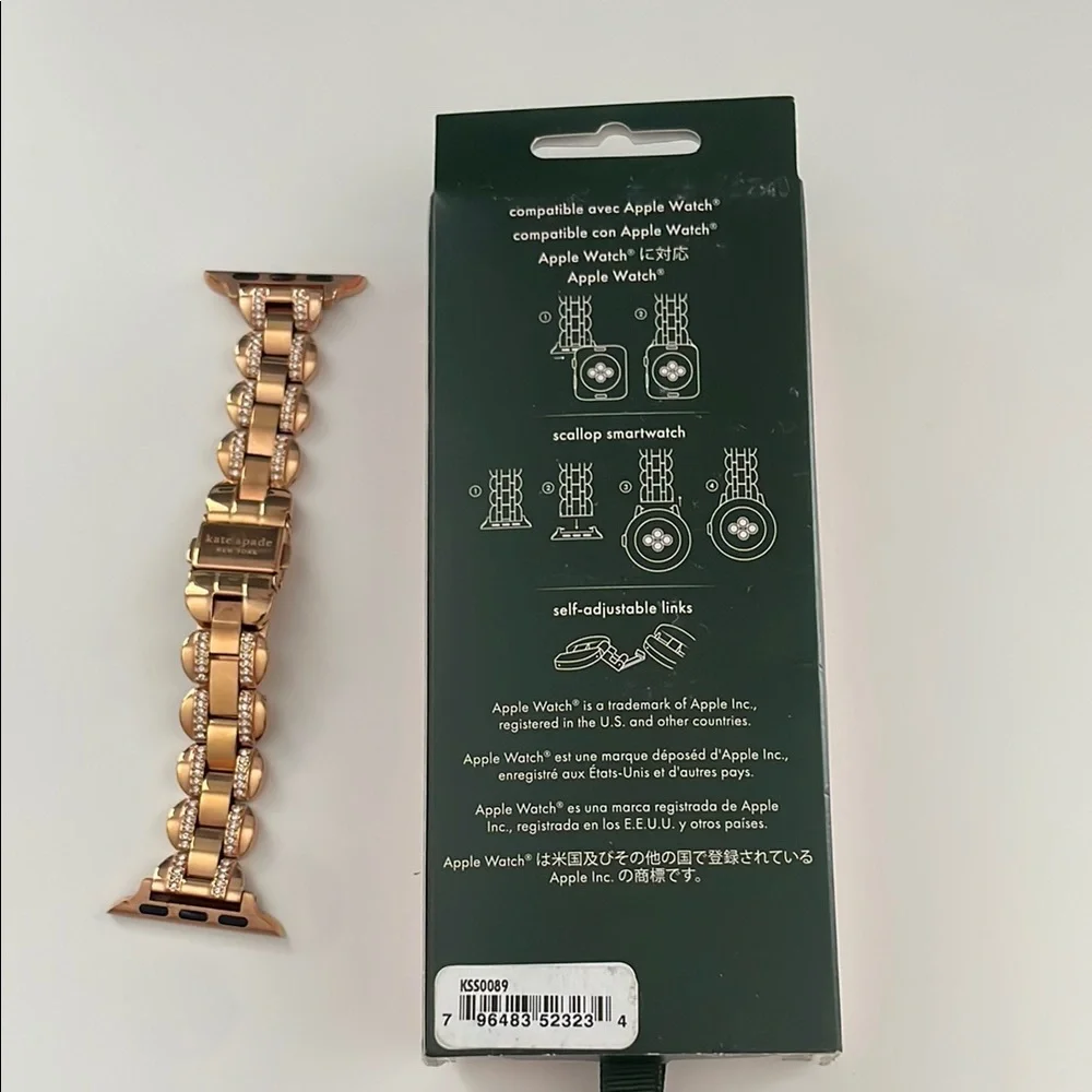 Kate Spade Rose Gold Watch Band 38/40mm - Picture 4 of 6